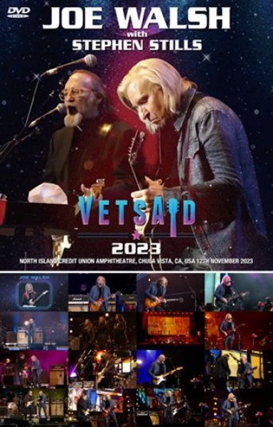 Photo1: JOE WALSH with STEPHEN STILLS - VETSAID 2023 DVDR [Uxbridge 2064] (1)