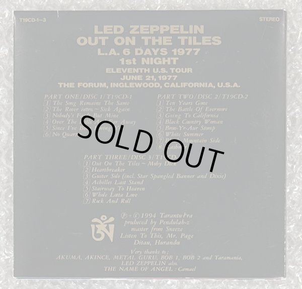 Photo2: LED ZEPPELIN - OUT ON THE TILES 3CD  [TARANTURA] ★★★STOCK ITEM / OUT OF PRINT / VERY RARE★★★ (2)