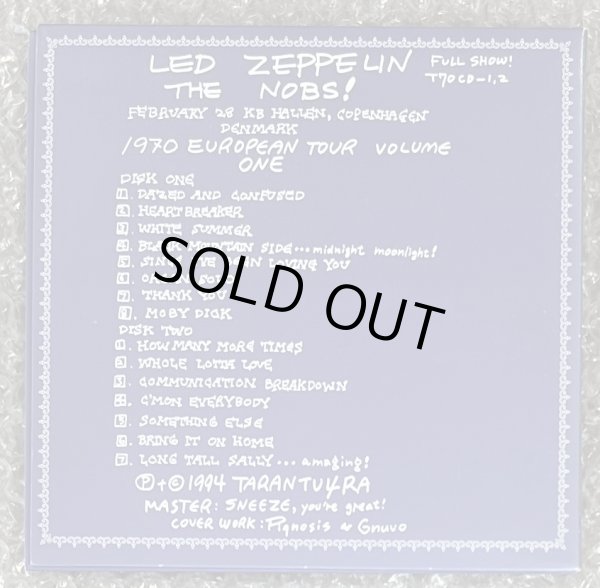 Photo2: LED ZEPPELIN - THE NOBS! 2CD  [TARANTURA] ★★★STOCK ITEM / OUT OF PRINT / VERY RARE★★★ (2)