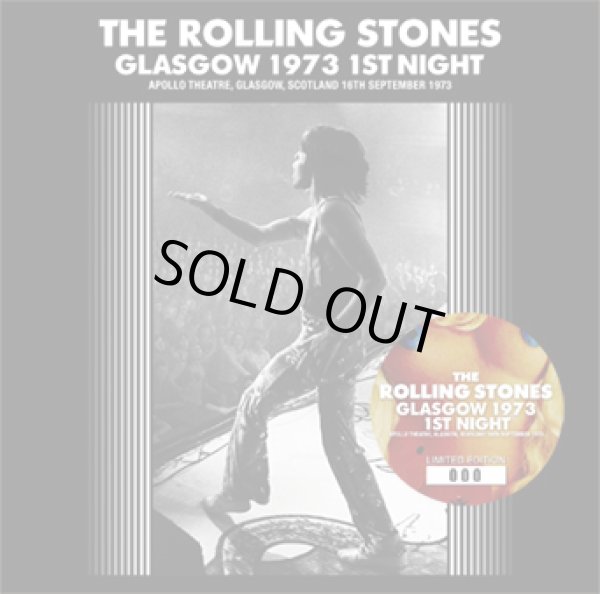 Photo1: THE ROLLING STONES - GLASGOW 1973 1ST NIGHT CD ★★★STOCK ITEM / HOT WINTER SALE★★★ (1)