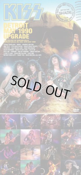 Photo1: KISS - DETROIT MAY 1990 UPGRADE DVDR [Shades 1930] ★★★STOCK ITEM / HOT SPRING SALE★★★  (1)