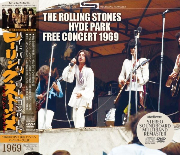 Photo1: THE ROLLING STONES - 1969 HYDE PARK FREE CONCERT 2CD + DVD [MAYFLOWER] (1)