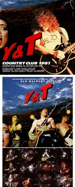 Photo1: Y&T - COUNTRY CLUB 1981 CDR + Ltd Bonus DVDR "OLD WALDORF 1981 [Shades 1622] (1)