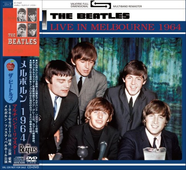 Photo1: THE BEATLES - 1964 LIVE IN MELBOURNE MULTIBAND REMASTER CD+DVD [VALKYRIE RECORDS] (1)