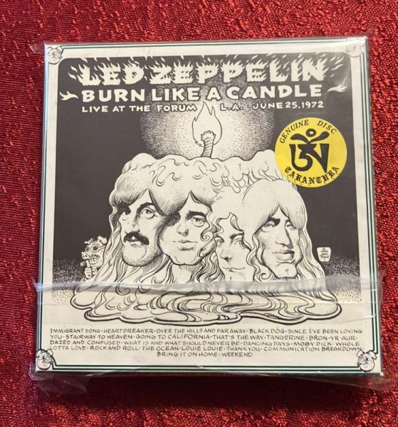 Photo1: LED ZEPPELIN - BURN THAT CANDLE 5CD WHITE VERSION [TARANTURA] ★★★STOCK ITEM / OUT OF PRINT / VERY RARE★★★ (1)