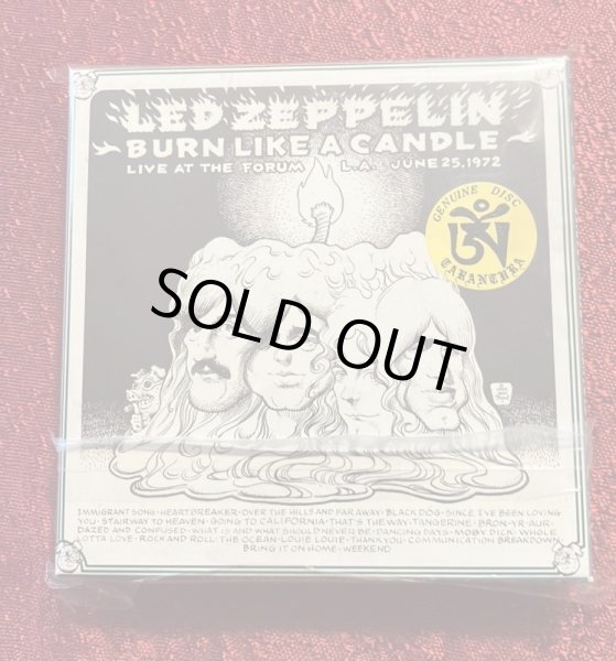 Photo1: LED ZEPPELIN - BURN THAT CANDLE 5CD WHITE VERSION [TARANTURA] ★★★STOCK ITEM / OUT OF PRINT / VERY RARE★★★ (1)