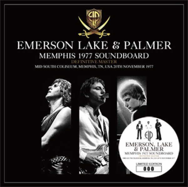 Photo1: EMERSON, LAKE & PALMER - MEMPHIS 1977 SOUNDBOARD: DEFINITIVE MASTER 2CD [Virtuoso 510/511] (1)