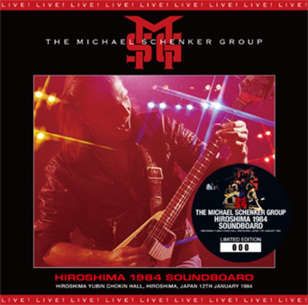 Photo1: THE MICHAEL SCHENKER GROUP - HIROSHIMA 1984 SOUNDBOARD 2CD  [ZODIAC 643] (1)