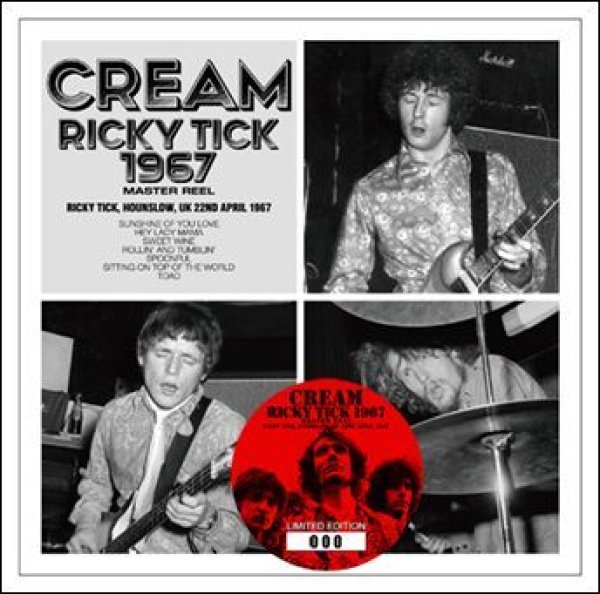 Photo1: CREAM - RICKY TICK 1967 MASTER REEL CD [Beano-274] (1)