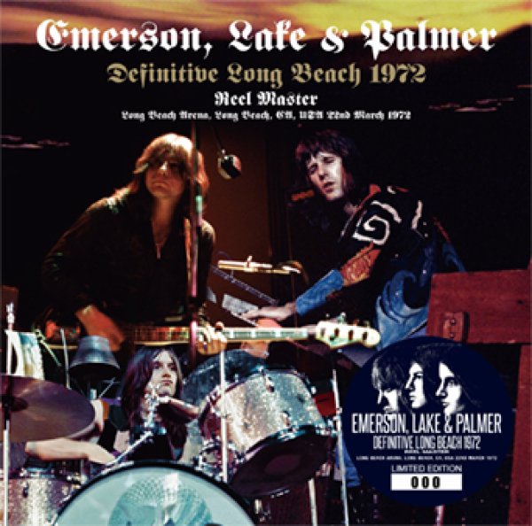Photo1: EMERSON, LAKE & PALMER - DEFINITIVE LONG BEACH 1972 REEL MASTER 2CD [Virtuoso 506/507]  (1)