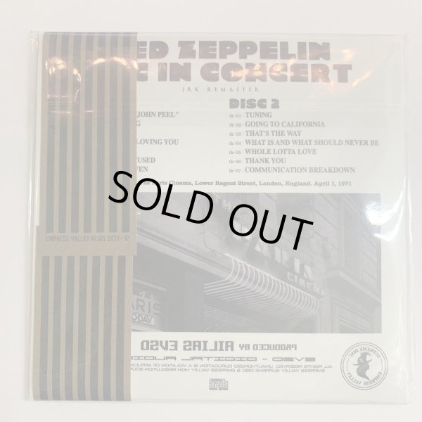 Photo2: LED ZEPPELIN - BBC IN CONCERT JRK REMIX 2CD WHITE COVER [EMPRESS VALLEY ALIAS] ★★★STOCK ITEM / OUT OF PRINT / SALE★★★ (2)