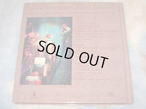 Photo2: LED ZEPPELIN - GRAND FINALE  3CD RIGID BOOK [EMPRESS VALLEY] ★★★STOCK ITEM / OUT OF PRINT / VERY RARE★★★ (2)