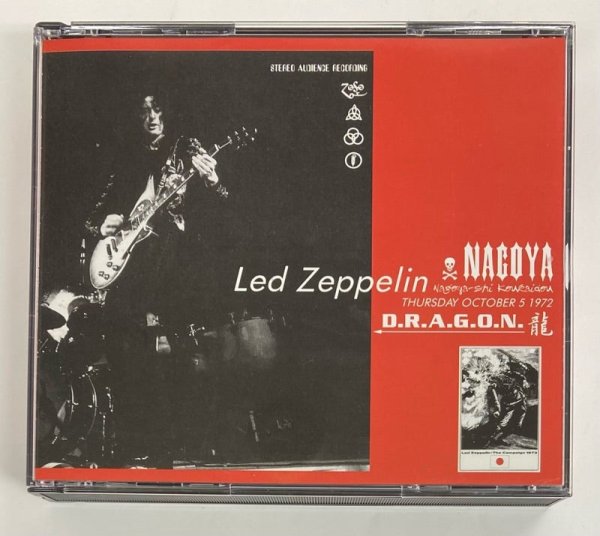 Photo2: LED ZEPPELIN - LA JAPONAISE [D.R.A.G.O.N. + MIRAGE] 4CD BOX [FLAGGE] ★★★STOCK ITEM / OUT OF PRINT / VERY RARE ITEM★★★ (2)