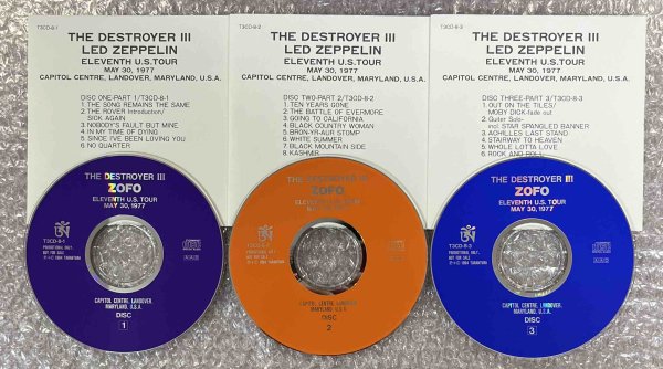Photo3: LED ZEPPELIN - THE DESTROYER III 3CD WITH POSTER  [TARANTURA] ★★★STOCK ITEM / OUT OF PRINT / SPECIAL PRICE★★★ (3)
