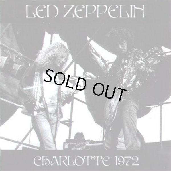 Photo1: LED ZEPPELIN - CHARLOTTE 1972 2CD [TDOLZ] BEST★★★STOCK ITEM / OUT OF PRINT / MEGA RARE /PRICE DISCOUNT★★★ (1)