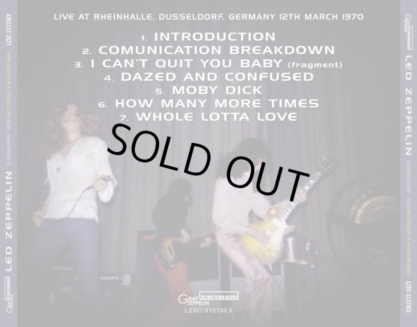 Photo2: LED ZEPPELIN - DUSSELDORF 1970 RECORDER 3 PROMOTIONAL JAPAN ONLY  CD [GRAF ZEPPELIN] ★★★STOCK ITEM★★★ (2)