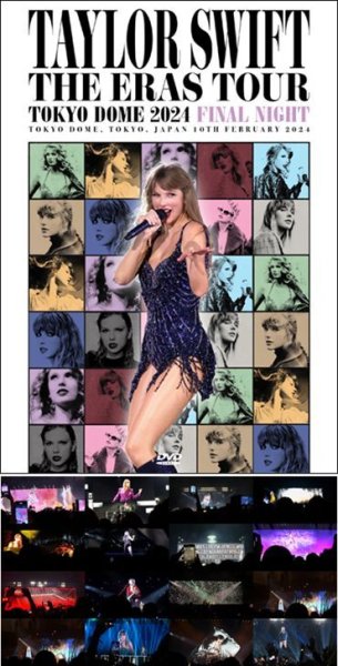 Photo1: TAYLOR SWIFT - TOKYO DOME 2024 FINAL NIGHT 2DVDR [Uxbridge 2137]  (1)