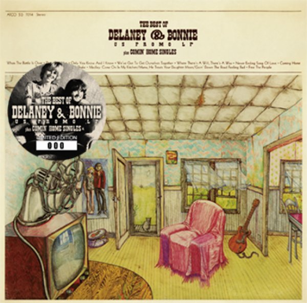 Photo1: DELANEY & BONNIE - THE BEST OF DELANEY & BONNIE US PROMO LP plus "COMIN' HOME" SINGLES CD (1)