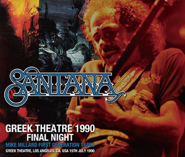 Photo1: SANTANA - GREEK THEATRE 1990 FINAL NIGHT MIKE MILLARD FIRST GENERATION TAPES 3CDR [Uxbridge 2146] (1)