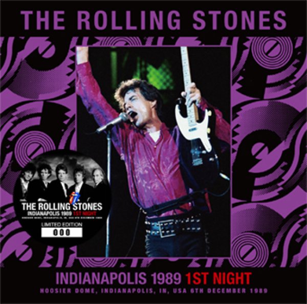 Photo1: THE ROLLING STONES - INDIANAPOLIS 1989 1ST NIGHT 2CD (1)
