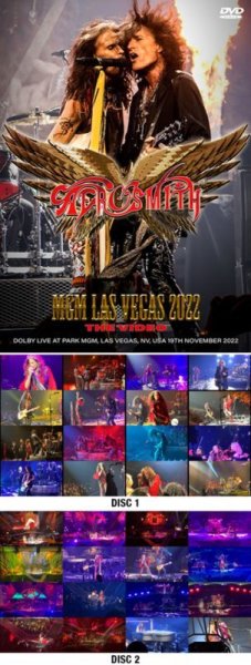 Photo1: AEROSMITH - MGM LAS VEGAS 2022 THE VIDEO 2DVDR [Shades 1956] (1)