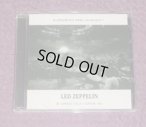 Photo1: LED ZEPPELIN - EVERYBODY FEEL ALRIGHT? 2CD [EMPRESS VALLEY] ★★★STOCK ITEM / OUT OF PRINT★★★ (1)