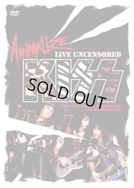 Photo1: KISS - ANIMALIZE LIVE UNCENSORED DVD ★★★STOCK ITEM / OUT OF PRINT★★★ (1)