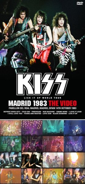 Photo1: KISS - MADRID 1983 THE VIDEO 2DVDR [Shades 1969] (1)