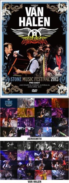 Photo1: VAN HALEN / AEROSMITH - STONE MUSIC FESTIVAL 2013 PRO-SHOT 2DVDR [Shades 1962] (1)