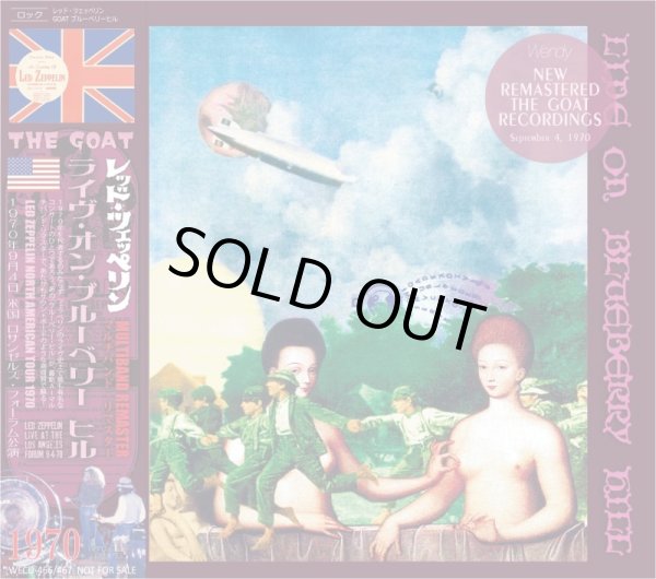 Photo1: LED ZEPPELIN - 1970 THE GOAT LIVE ON BLUEBERRY HILL 2CD [WENDY] ★★★STOCK ITEM / HOT SPRING SALE★★★ (1)