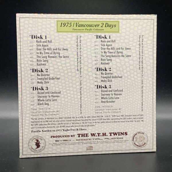 Photo6: LED ZEPPELIN - EMERGENCE OF GREAT MONSTER BOX 13CD LIMITED 200 COPIES ONLY!!!  [EMPRESS VALLEY] ★★★STOCK ITEM / OUT OF PRINT / 1st EDITION★★★ (6)