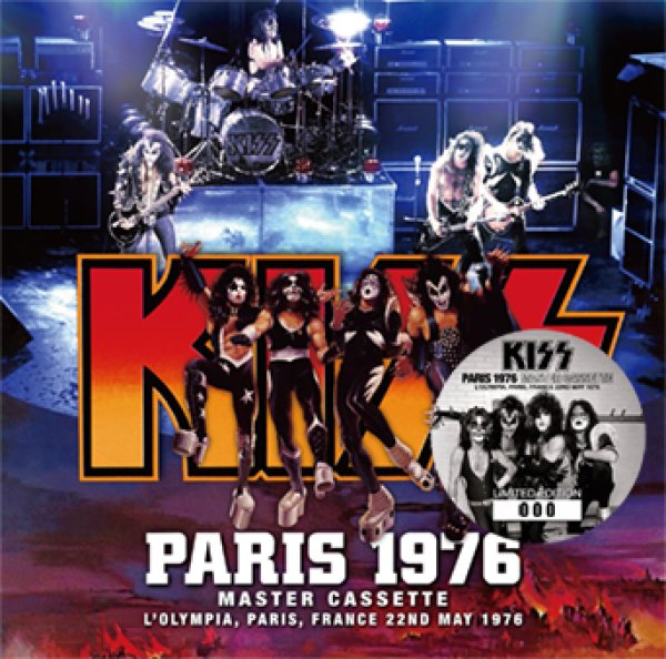 Photo1: KISS - PARIS 1976 MASTER CASSETTE CD [ZODIAC 651] (1)