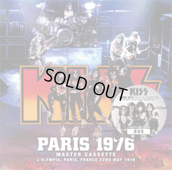 Photo1: KISS - PARIS 1976 MASTER CASSETTE CD [ZODIAC 651] ★★★STOCK ITEM / HOT SPRING SALE★★★ (1)