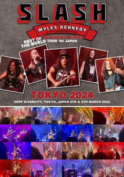 Photo1: SLASH Featuring MYLES KENNEDY AND THE CONSPIRATORS - TOKYO 2024 4CDR + DVDR [Shades 1970] (1)