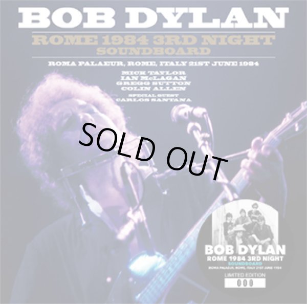 Photo1: BOB DYLAN - ROME 1984 3RD NIGHT: SOUNDBOARD 2CD [ZION-273] ★★★STOCK ITEM / HOT SPRING SALE★★★ (1)