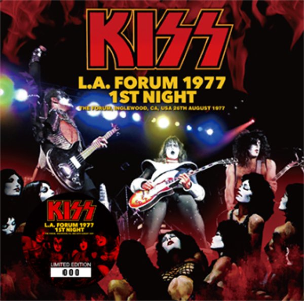 Photo1: KISS - L.A. FORUM 1977 1ST NIGHT CD [ZODIAC 654] (1)