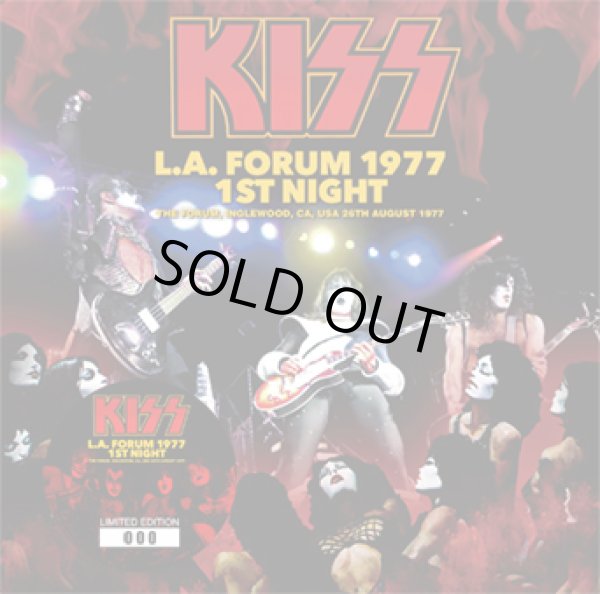 Photo1: KISS - L.A. FORUM 1977 1ST NIGHT CD [ZODIAC 654] ★★★STOCK ITEM / HOT WINTER SALE★★★ (1)