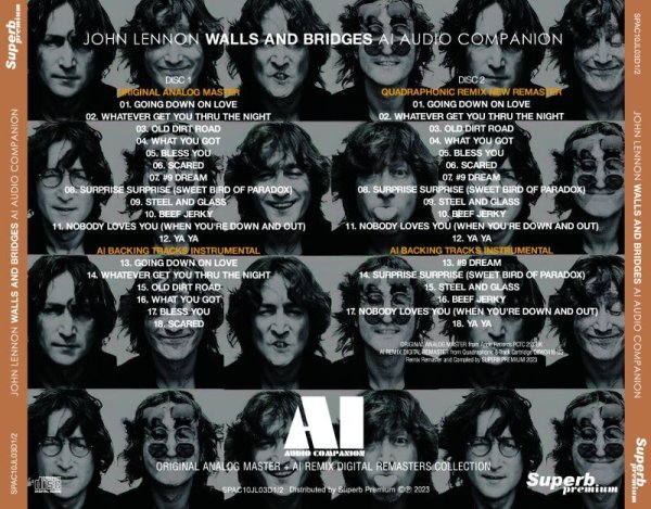 Photo2: JOHN LENNON -  WALLS AND BRIDGES: AI - AUDIO COMPANION 2CD [Superb Premium] (2)