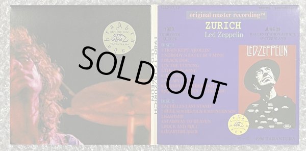 Photo3: LED ZEPPELIN - ZURICH 1980 2CD  [TARANTURA] ★★★STOCK ITEM / OUT OF PRINT / VERY RARE★★★ (3)