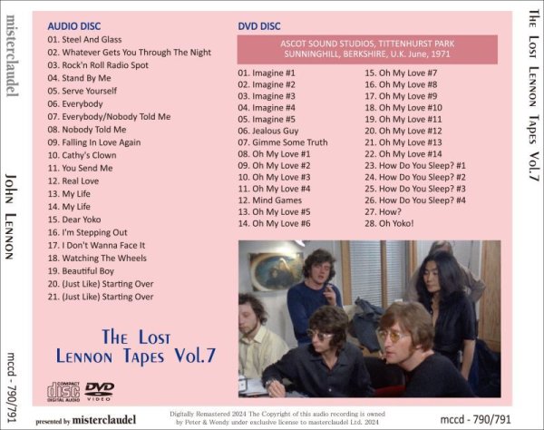 Photo2: JOHN LENNON - THE LOST LENNON TAPES VOL.7 CD + DVD [MISTERCLAUDEL] (2)