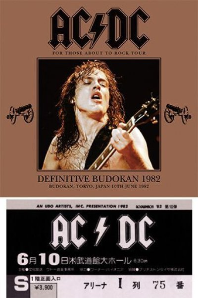 Photo1: AC/DC - DEFINITIVE BUDOKAN 1982 2CD + Ticket Replica [ZODIAC 534]  (1)