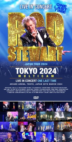 Photo1: ROD STEWART - TOKYO 2024 MULTICAM DVDR [Uxbridge 2173] (1)