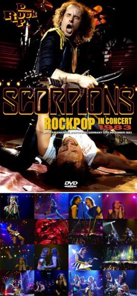 Photo1: SCORPIONS - ROCKPOP IN CONCERT 1983 DVDR [Shades 1978] (1)