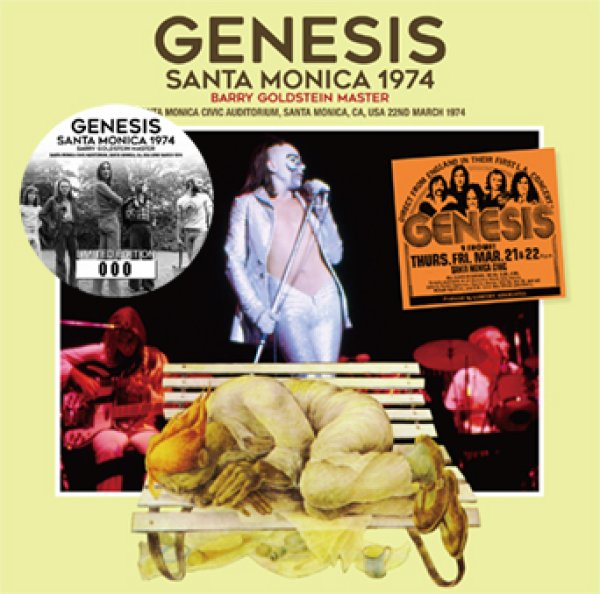 Photo1: GENESIS - SANTA MONICA 1974 Barry Goldstein Master CD [Virtuoso 515] (1)