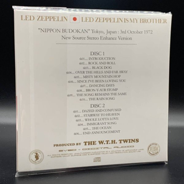 Photo7: LED ZEPPELIN - LIVE AT BUDOKAN 1972 4CD BOX NEW SOURCE [EMPRESS VALLEY] ★★★STOCK ITEM / OUT OF PRINT / MEGA RARE★★★ (7)