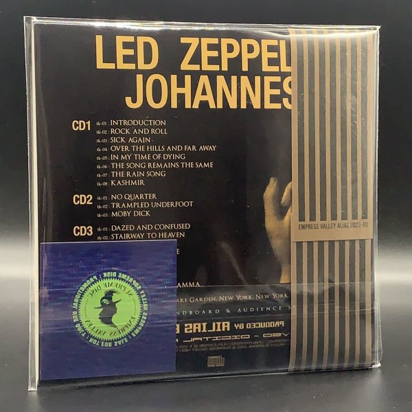 Photo2: LED ZEPPELIN - JOHANNES 3CD [EMPRESS VALLEY ALIAS] ★★★STOCK ITEM / OUT OF PRINT / SPECIAL PRICE★★★★★★ (2)