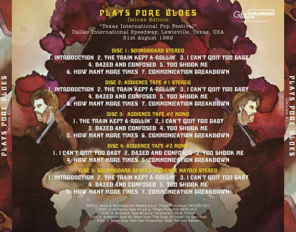 Photo2: LED ZEPPELIN - PLAYS PURE BLUES Deluxe Edition 5CD [GRAF ZEPPELIN] (2)