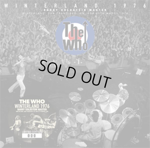 Photo1: THE WHO - WINTERLAND 1976: BARRY GOLDSTEIN MASTER 2CD [Wardour-603] ★★★STOCK ITEM / HOT WINTER SALE★★★ (1)