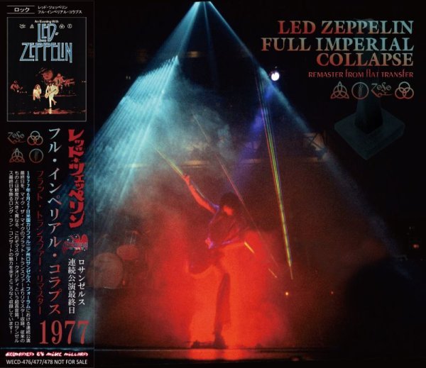 Photo1: LED ZEPPELIN - 1977 FULL IMPERIAL COLLAPSE remaster from flat transfer 3CD [WENDY] (1)