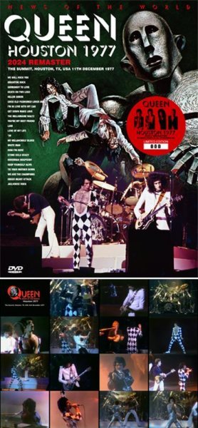 Photo1: QUEEN - HOUSTON 1977: 2024 REMASTER DVD [Wardour-605] (1)